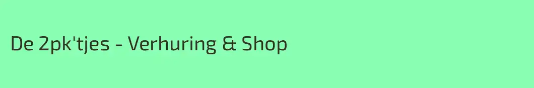 De 2pk'tjes - Verhuring & Shop